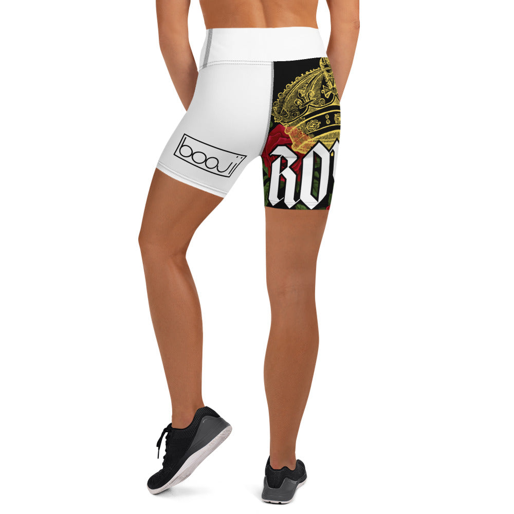 "boo•gee" ROYAL Yoga Shorts