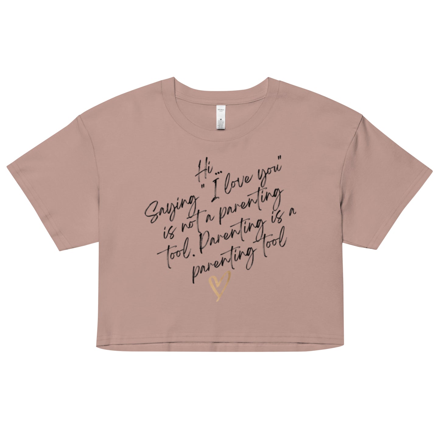 "Parenting" Women’s crop top