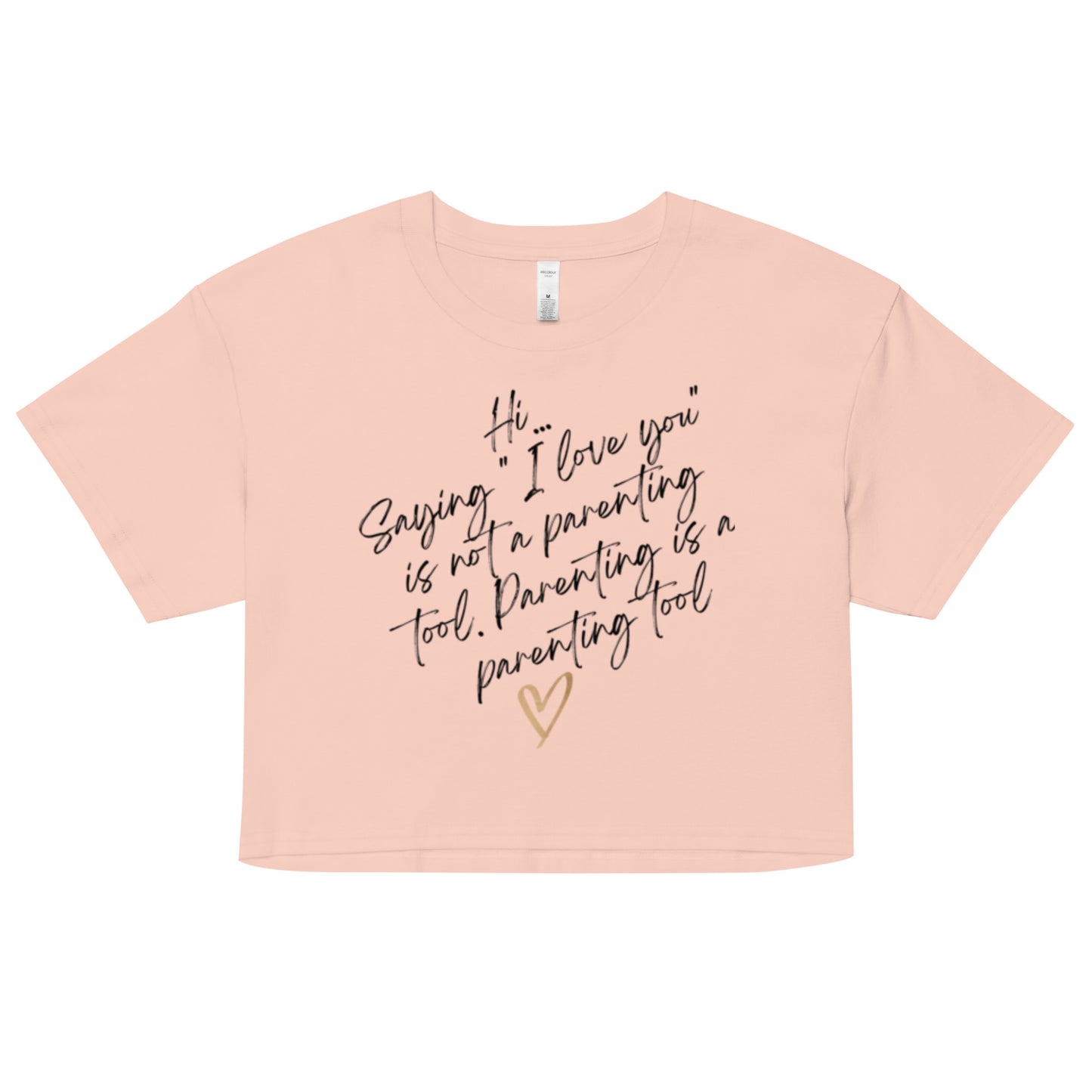 "Parenting" Women’s crop top